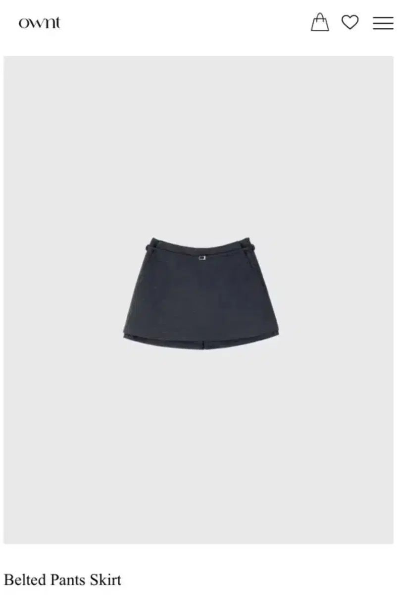 ONT ベルト付き パンツ スカート