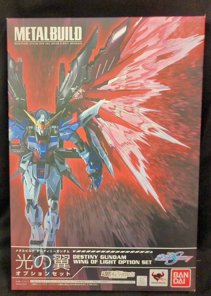 未開封　L BUILD デスティニーガンダム 光の翼オプションセット METAL BUILD デスティニｰガンダム 光の翼オプションセット 魂ウェブ