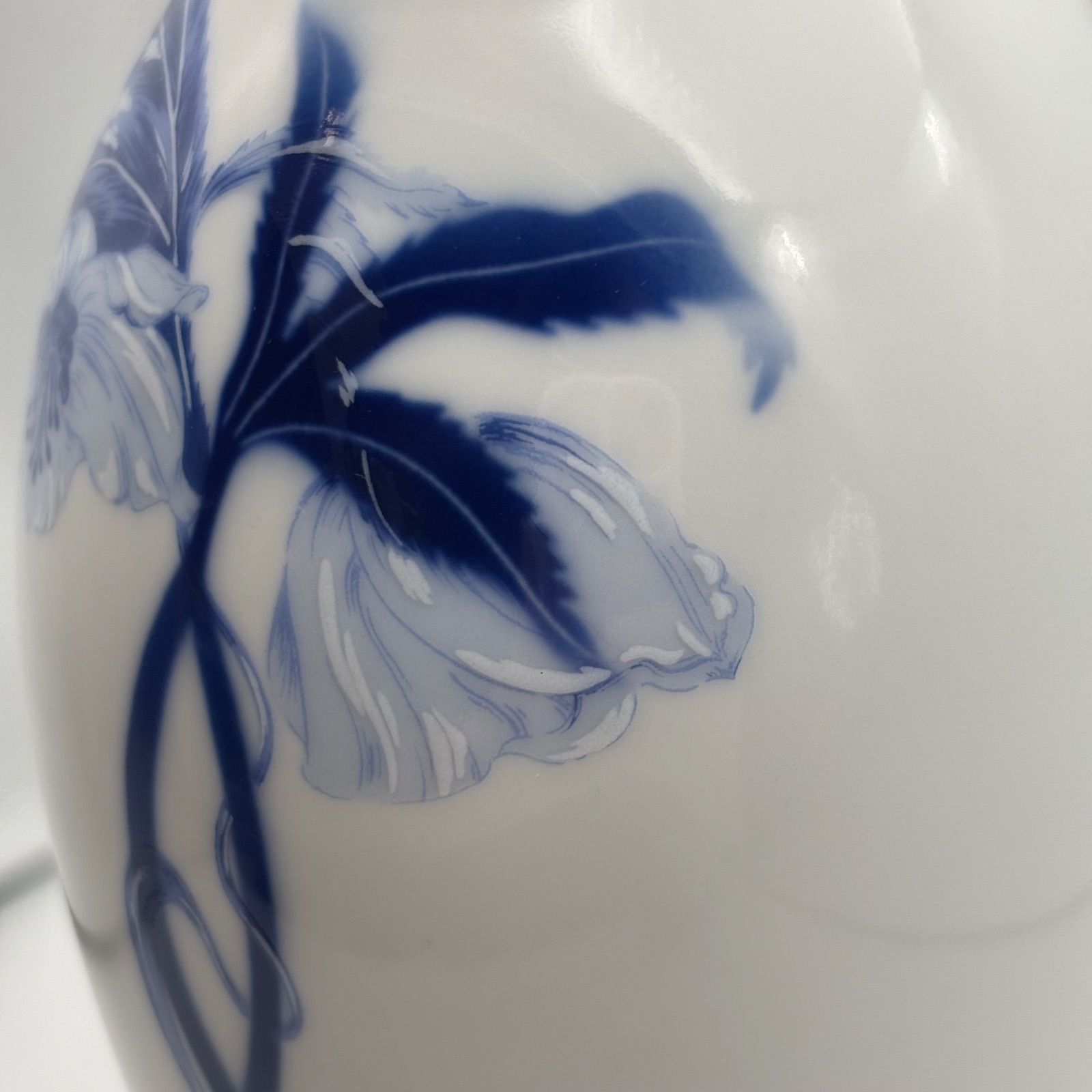 深川製磁】 オリエンタルブルー ヌーボー 9号花生 - メルカリ