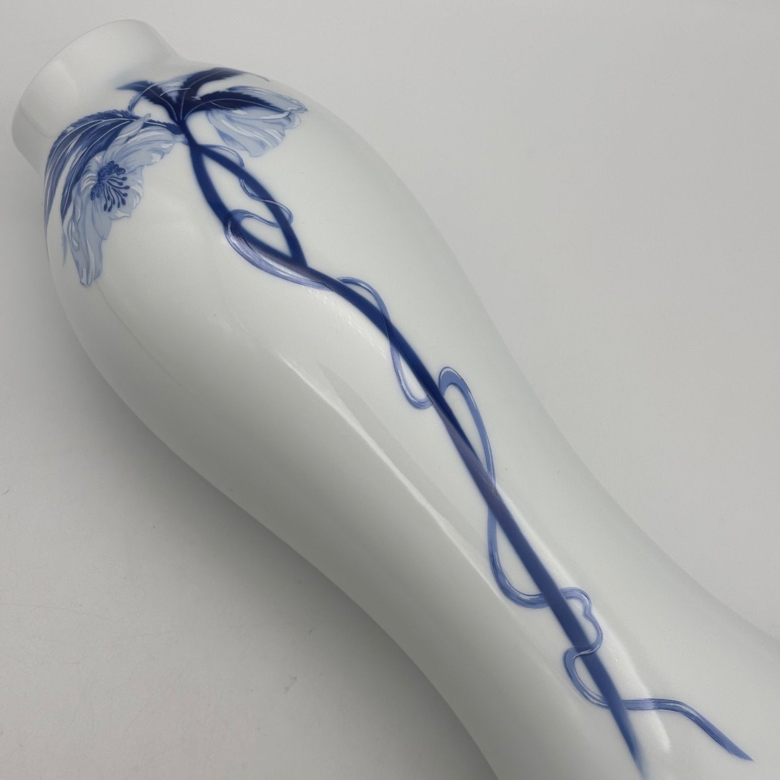 深川製磁】 オリエンタルブルー ヌーボー 9号花生 - メルカリ