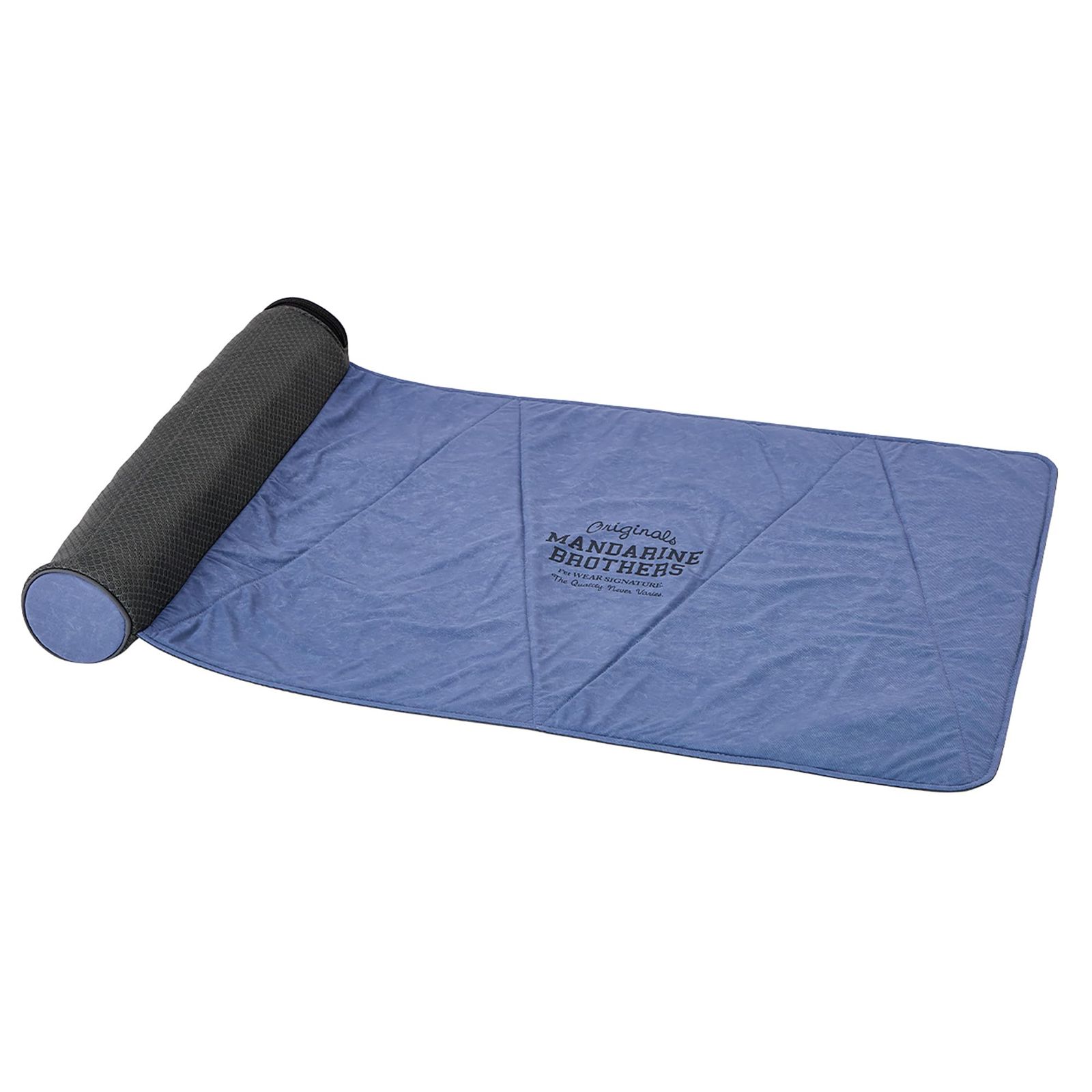 MANDARINE BROTHERS マンダリンブラザーズ ICY COZY ROOM MAT アイシーコージールームマット 犬 マット ベッド 接触冷感 クールマット (NAVY) [NAVY]