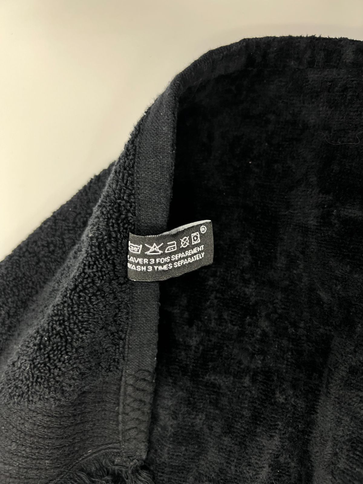 CHANEL シャネル ココマーク タオル ブラック ブランケット コットン ヴィンテージ レディース HIBUOCHI VINTAGE WWW_SMP1DAWEKUDUS_SCH_ID