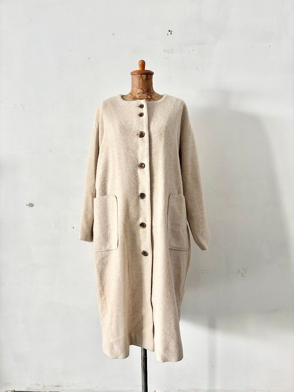 Yarra ウール混 ノー コート サイズ