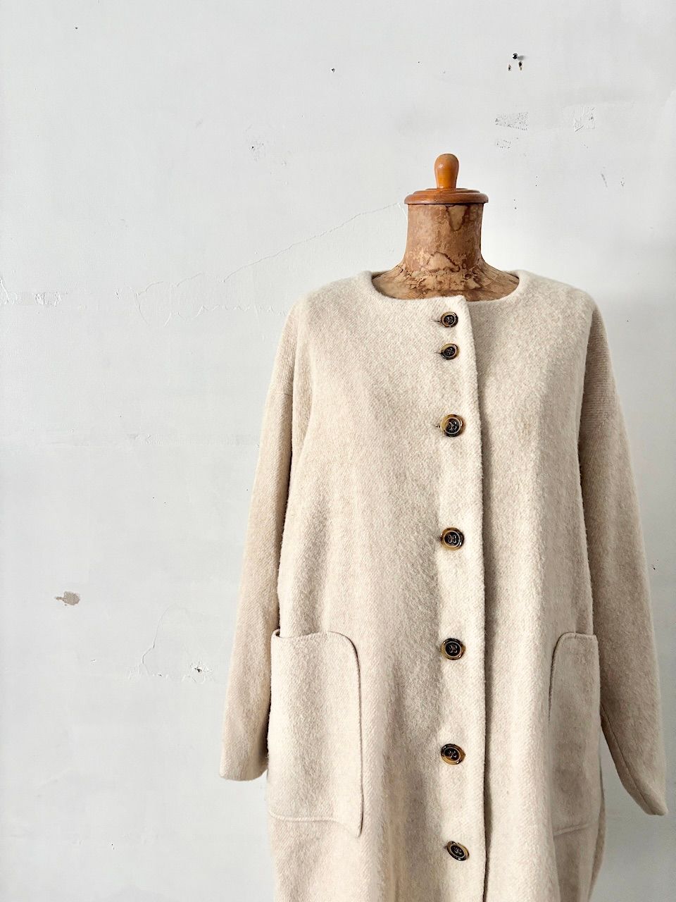 Yarra ウール混 ノー コート サイズ