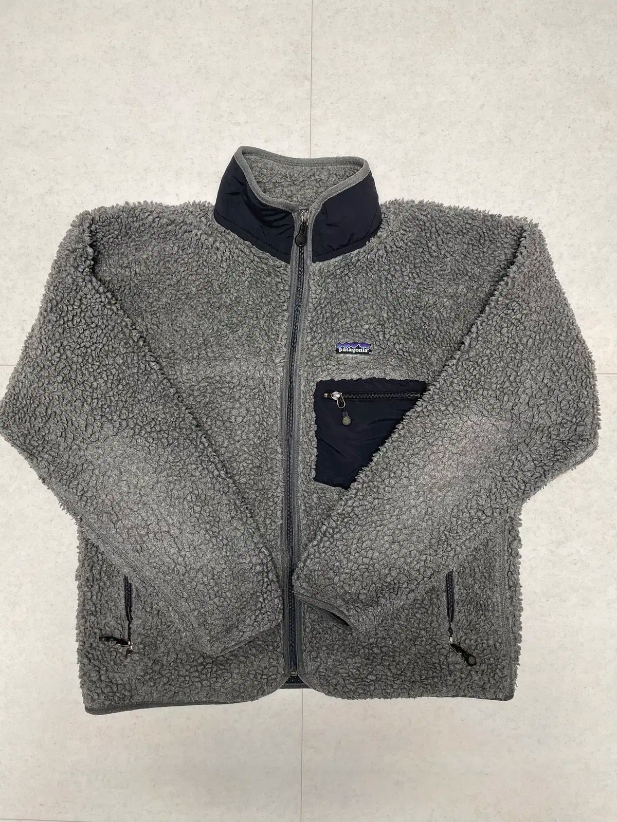 M 00 s patagonia パタゴニア ヴィンテージ ディープファイル グレー