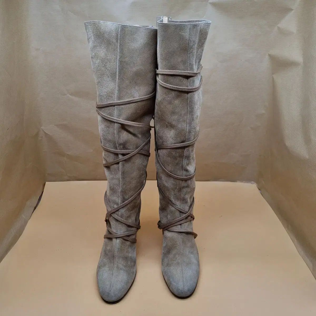 MICHAEL KORS マイケルコース スウェード ロングブーツ230 ヒール8 5_