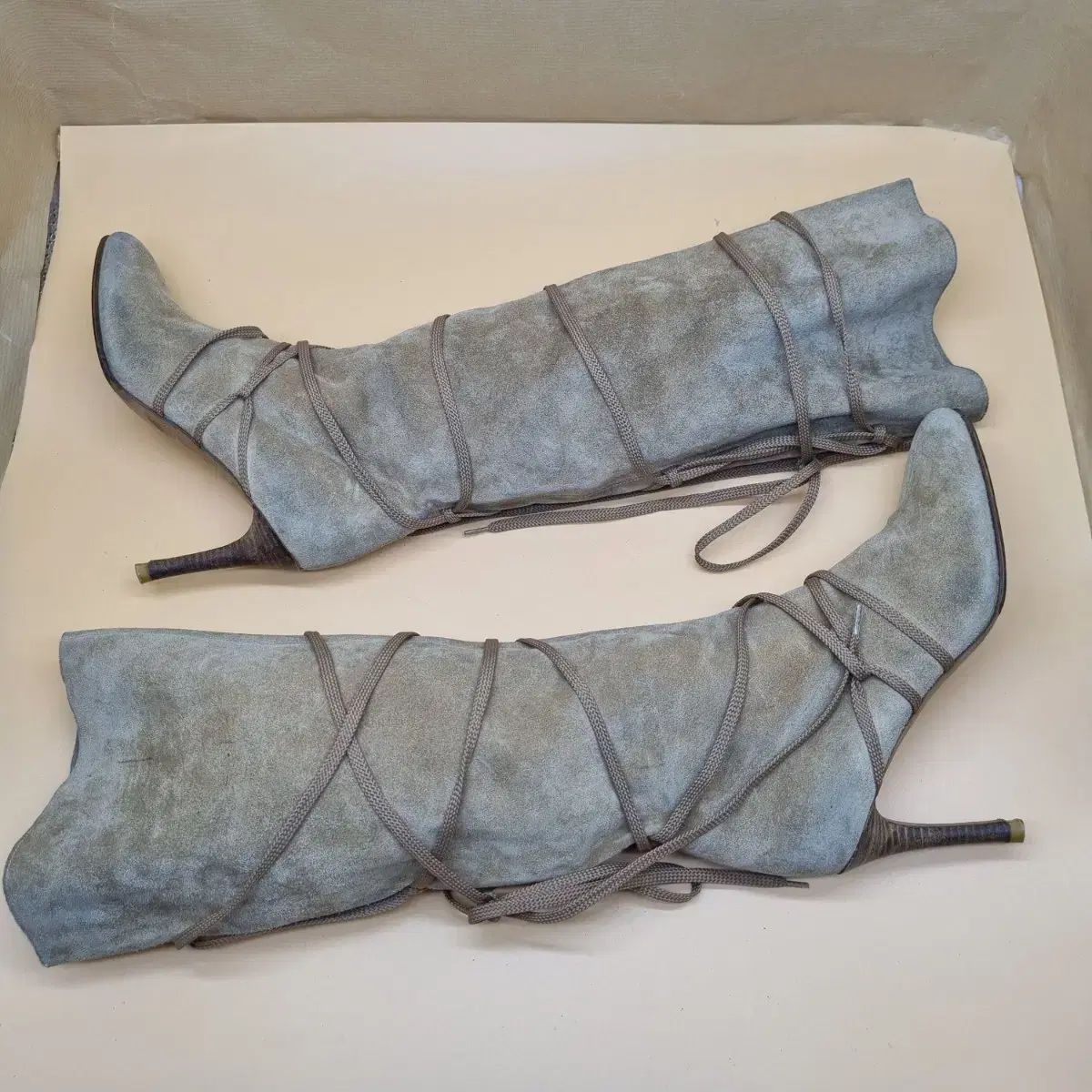  MICHAEL KORS マイケルコース スウェード ロングブーツ230 ヒール8 5_ その他 ブーツ