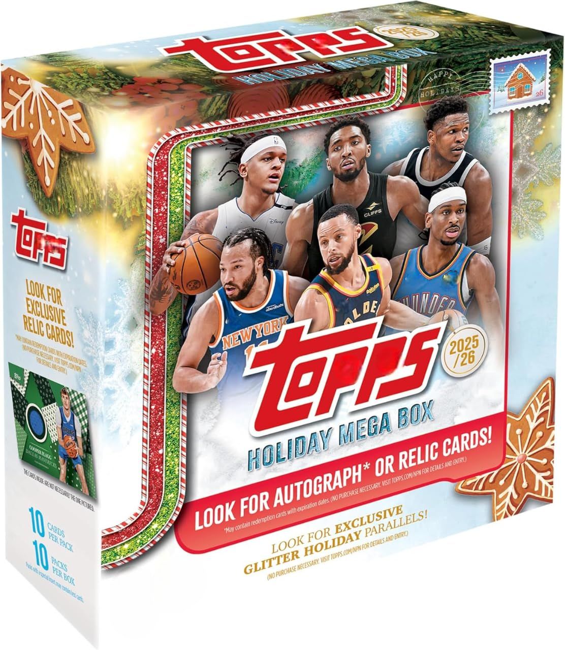 2025 Topps Holiday Basketball Mega Box トップス ホリデイ バスケットボール メガボックス