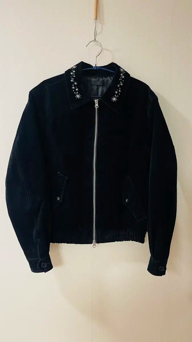 D-S R エンブロイダード ツアーベルベット デニムジャケット 249 000円