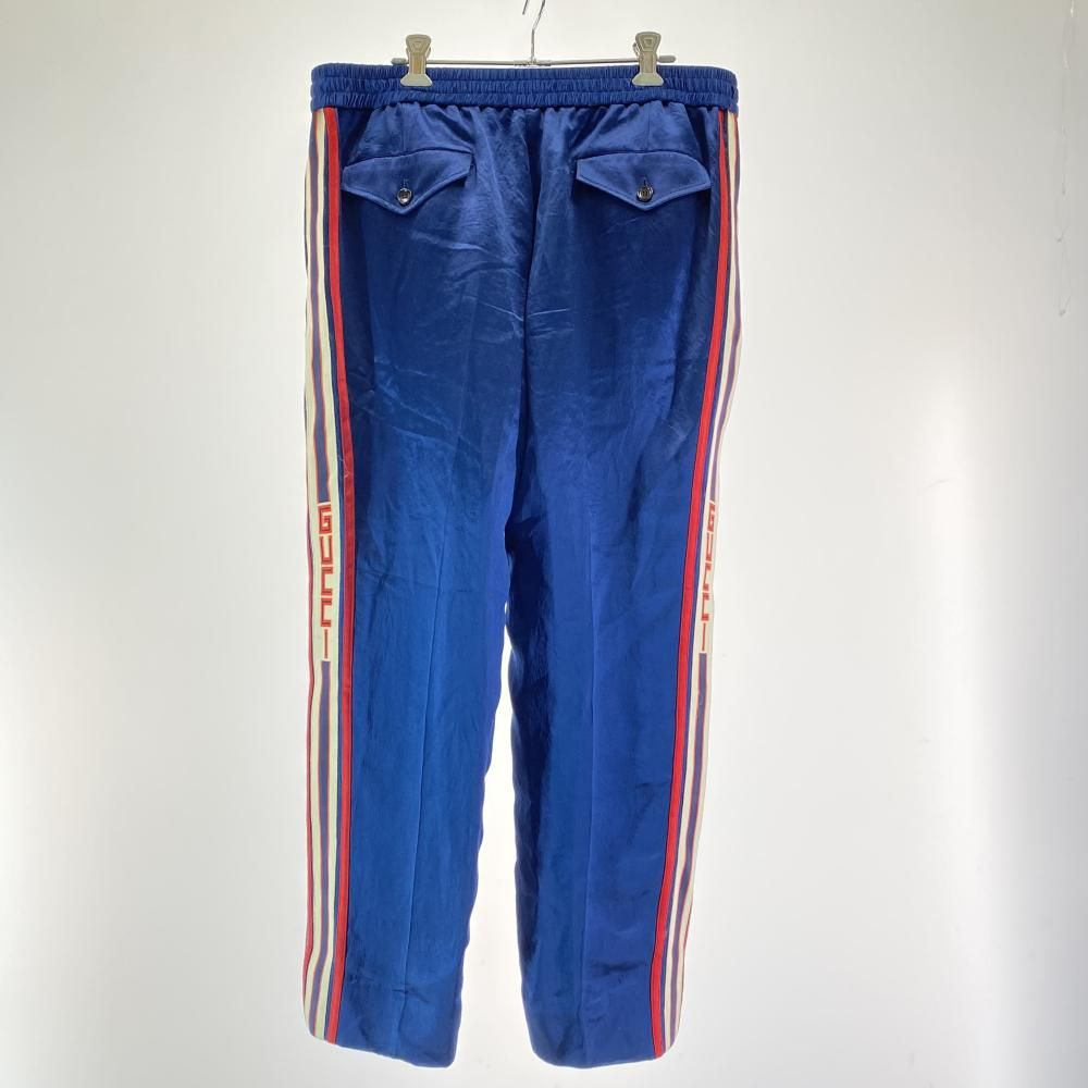 GUCCI 18SS 495697 Z79IA アセテートサイドラインボトム ネイビー サイズ50 グッチ 17