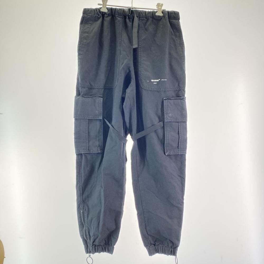 OFFWHITE Parachute Cargo Pants OMCF004R20G37021 ブラック サイズ32 オフホワイト パラシュートカーゴパンツ 17