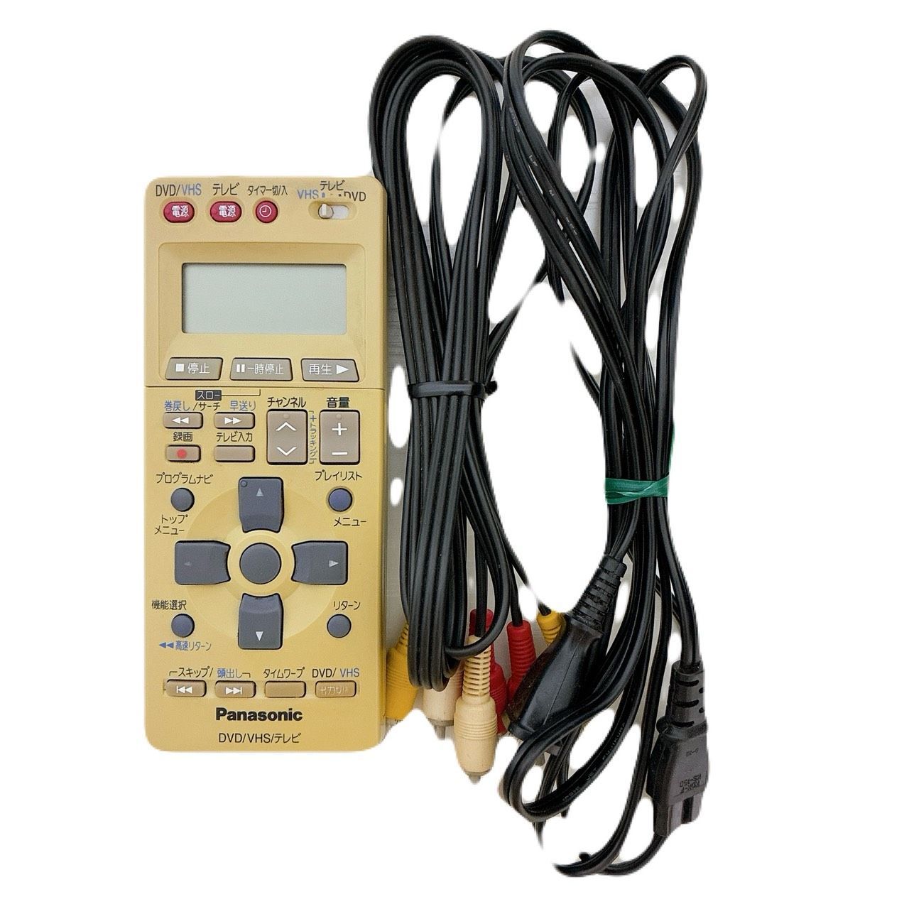 T09250710 整備品 Panasonic パナソニック ビデオデッキ VHS DVD 一体型 レコーダー DMR-E70V リモコン付 ケーブル付