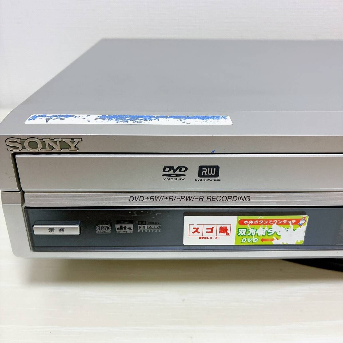T09305500 【整備品】 SONY ソニー RDR-VX30 VHS⇔DVD ダビOK ビデオ