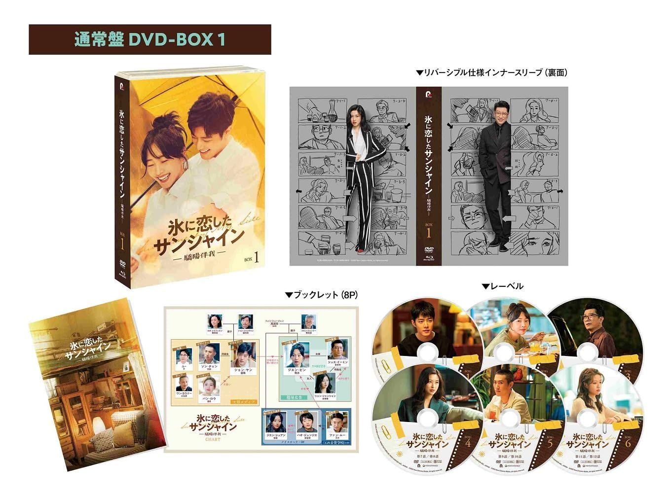 氷に恋したサンシャイン -驕陽伴我- DVD-BOX1 通常版 DVD シャオ ジャン 肖戦 出演 バイ バイハー 白百何 出演 形式 DVD