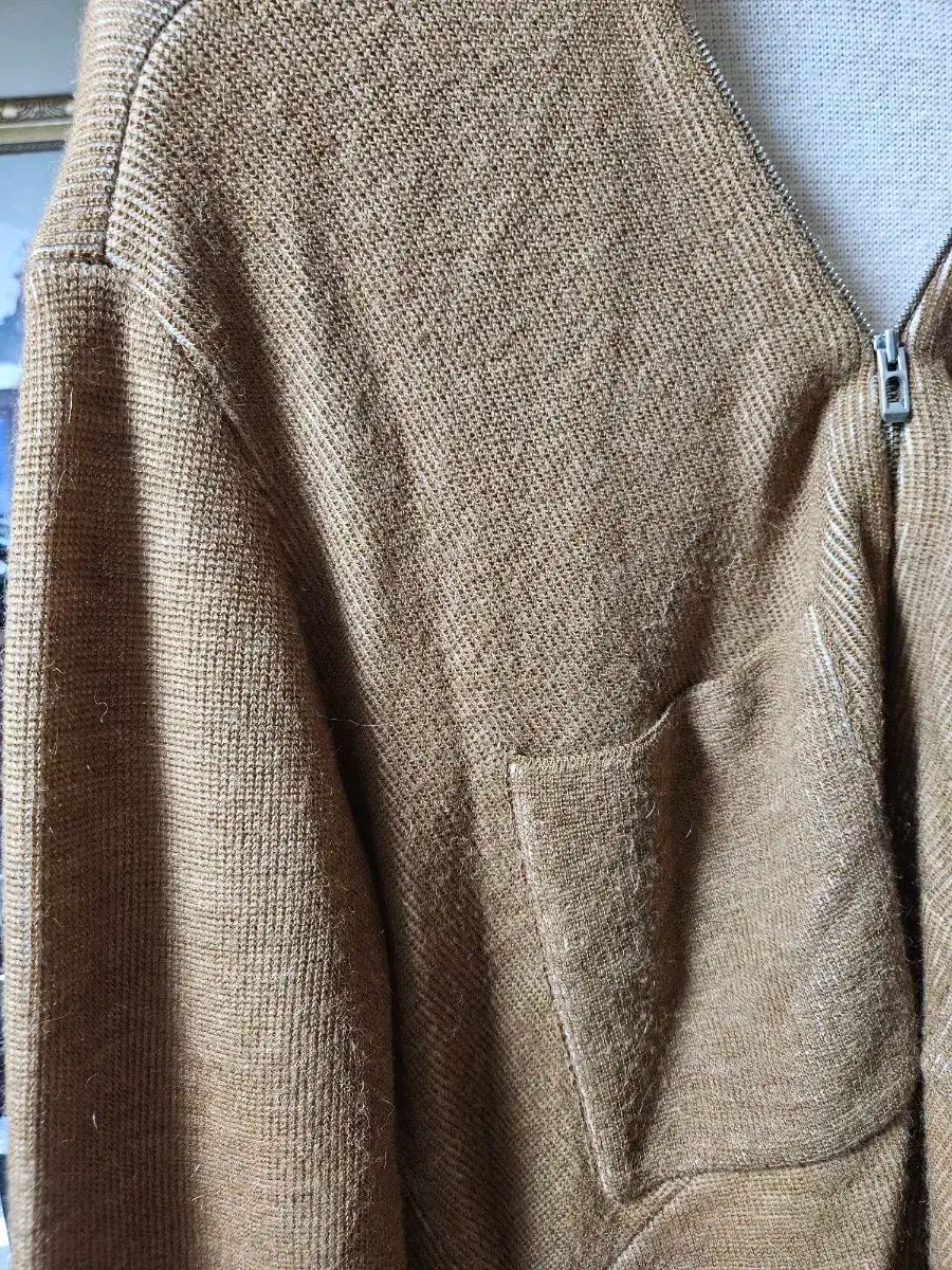 ジップアップ カーディガン