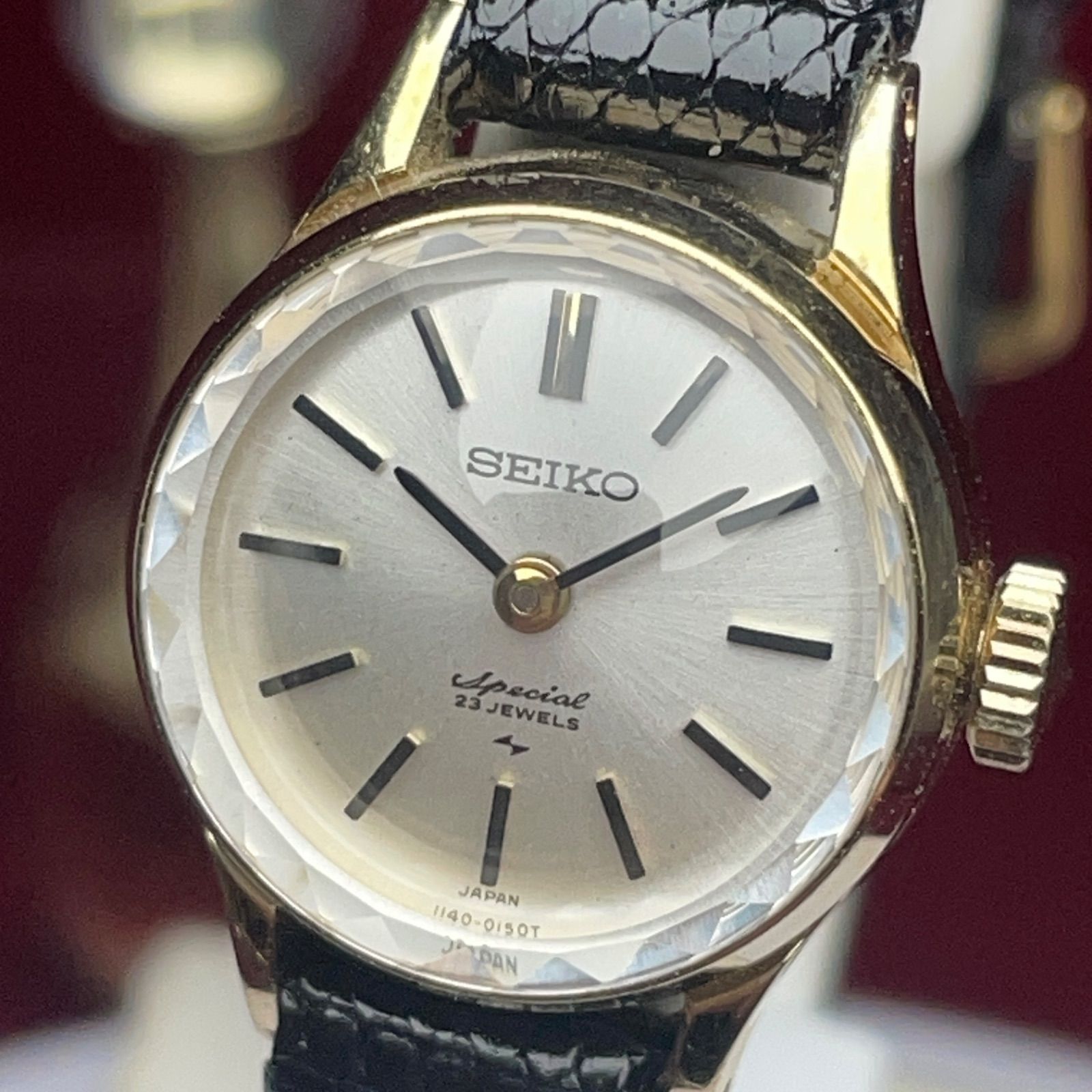 1974年製 SEIKO 手巻 23石 金張りケース ヴィンテージ アンティーク セイコー 稼働品 腕時計