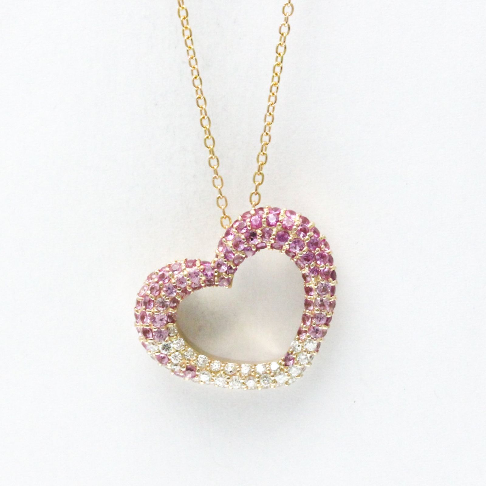 ポンテ ヴェキオ Ponte Vecchio K18ピンクゴールド K18PG ダイヤモンド サファイア メンズ レディース ファッション ペンダントネックレス ピンクゴールド PG エモツィオーネ ネックレス