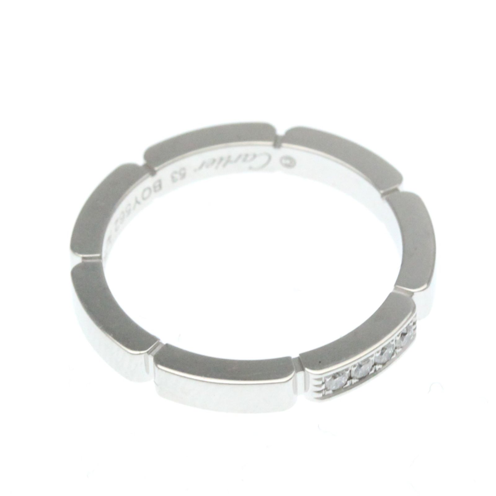 カルティエ(Cartier) マイヨンパンテール 4P ダイヤモンド リング K18