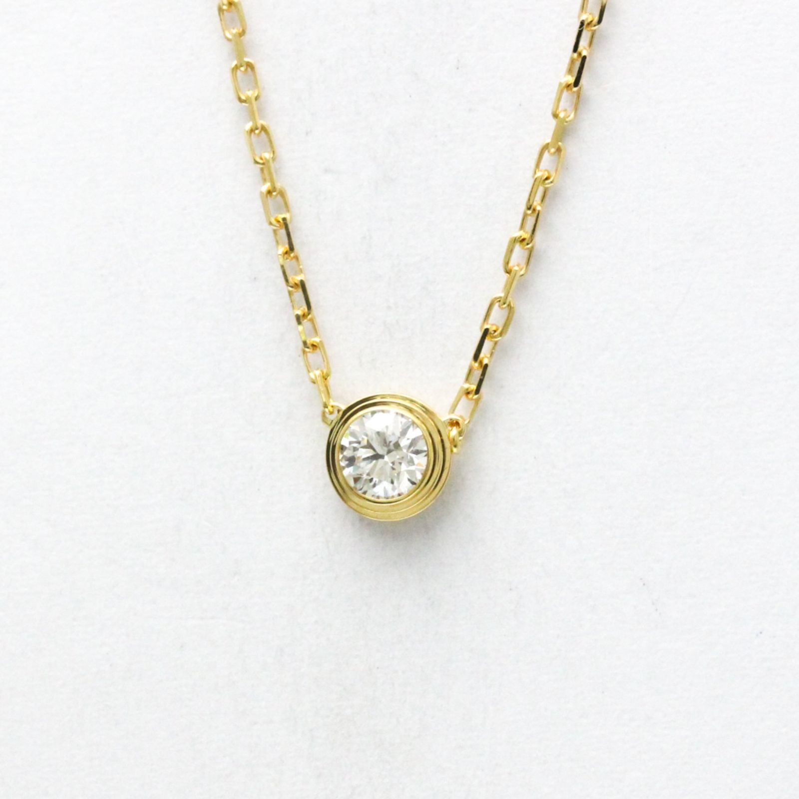 カルティエ Cartier K18イエローゴールド K18YG ダイヤモンド メンズ レディース ファッション ペンダントネックレス ゴールド ダムール ダイヤモンド ネックレス LM