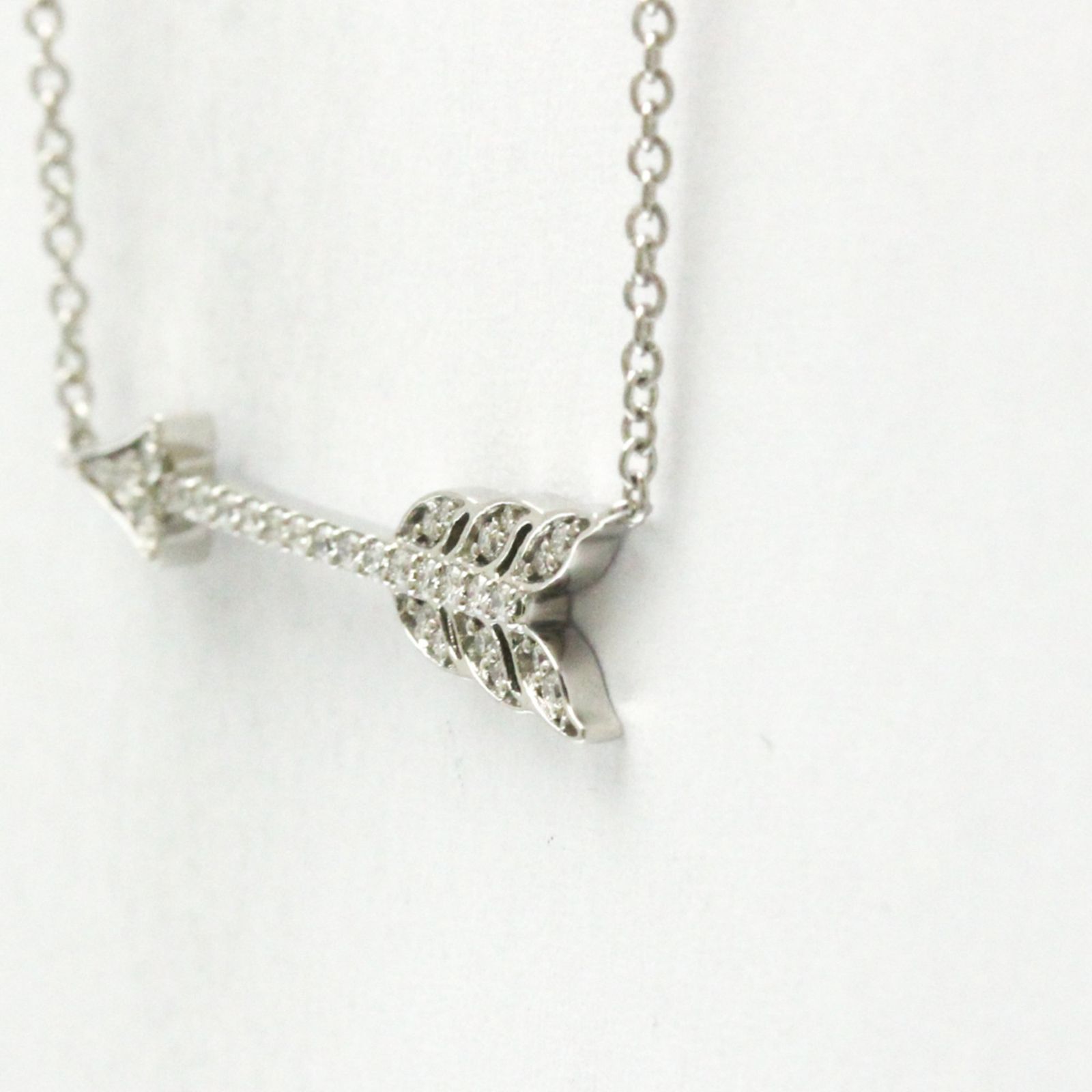 ティファニー Tiffany プラチナ ダイヤモンド レディース メンズ ファッション ペンダントネックレス シルバー アロー ネックレス