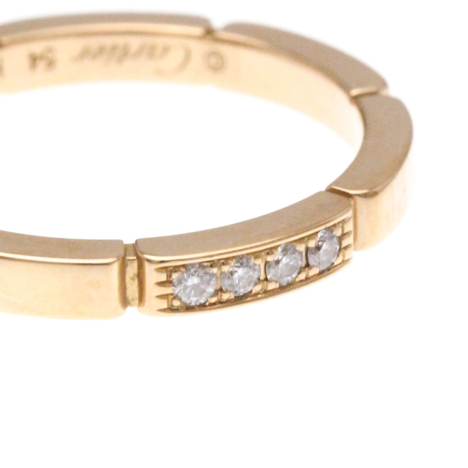 カルティエ(Cartier) マイヨン パンテール リング 4P ダイヤモンド K18