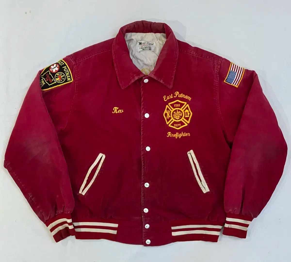 90s West Wind FFA 消防隊 コーデュロイ ジャケット