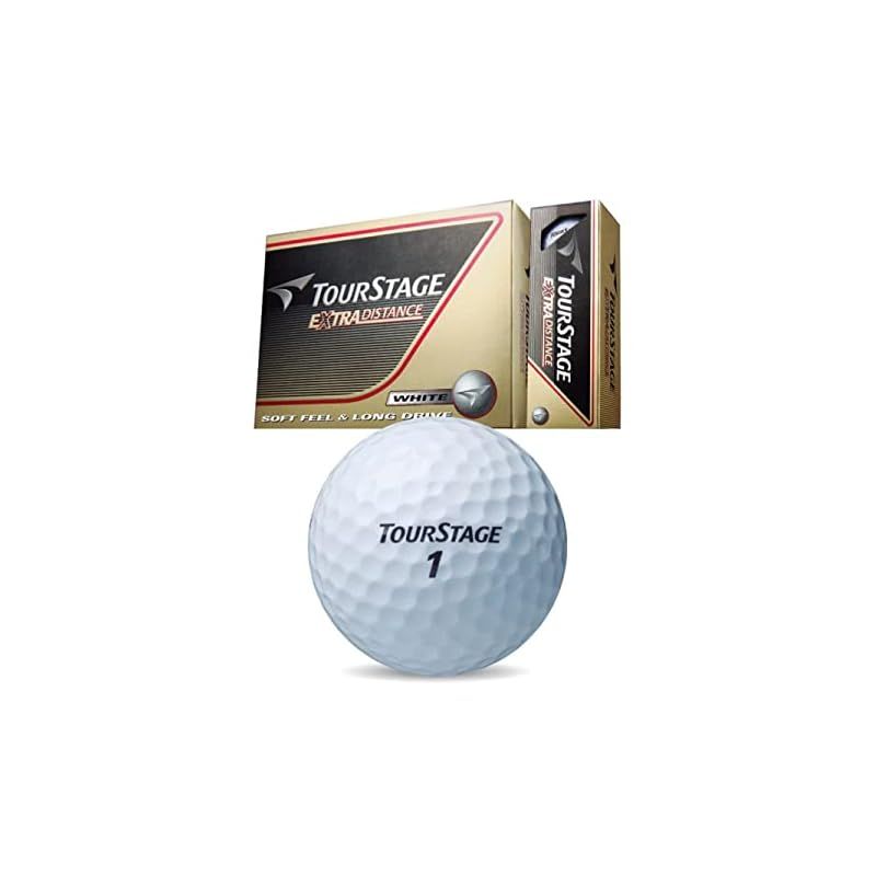 ブリヂストン ゴルフボール ツアーステージ エクストラディスタンス ホワイト2ダースセット(24球入) 1