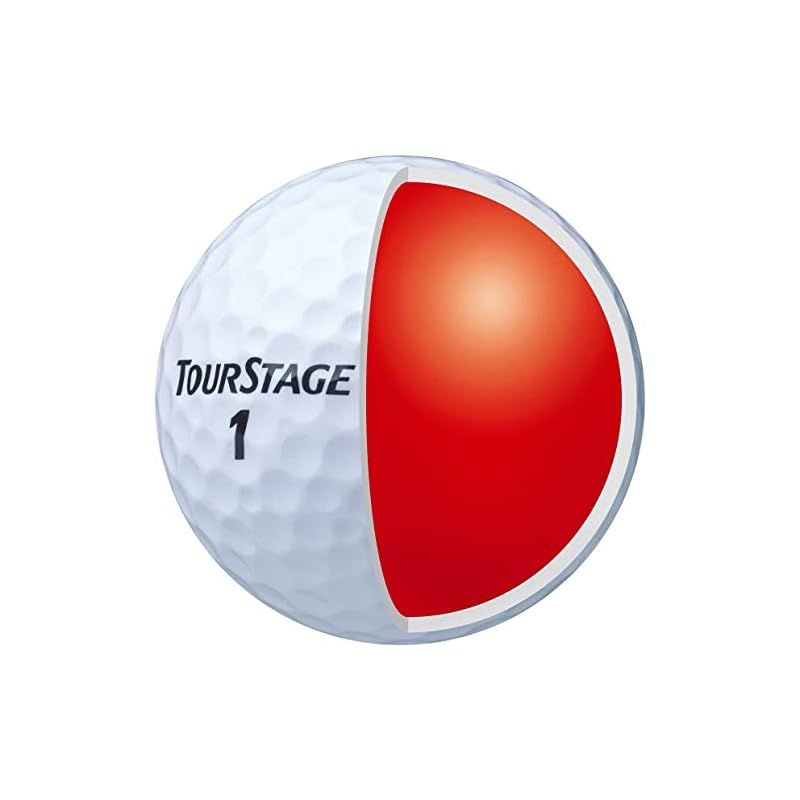 ブリヂストン ゴルフボール ツアーステージ エクストラディスタンス ホワイト2ダースセット(24球入) 1