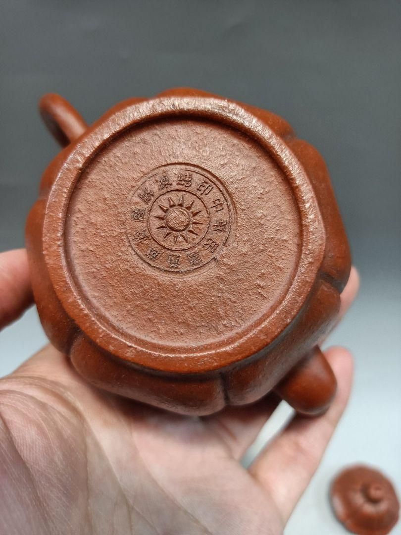 宜興 紫砂壷 朱泥紫砂壷 六稜壺 急須 WWW_OPDRERGINERDOGAN_COM