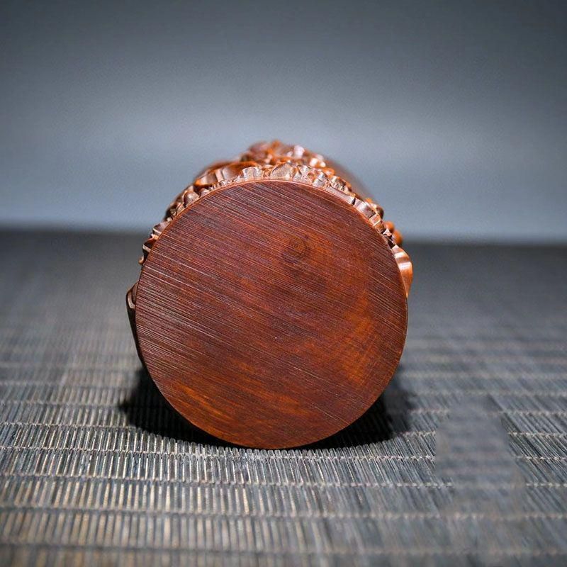 黄楊木 浮彫花鳥 筆筒 筆箱 文房具 置物 黄楊木 浮彫花鳥 筆筒 筆箱 文房具 置物 - メルカリ