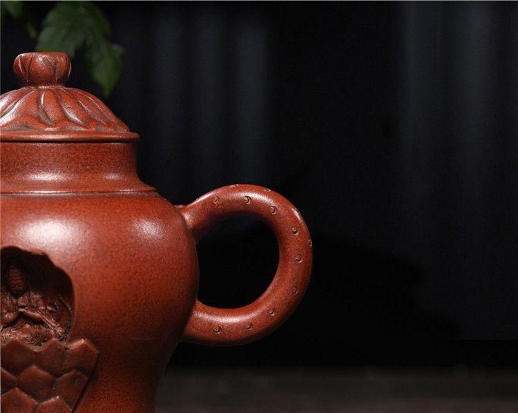 宜興 紫砂壷 観音壺 工芸品 美術品置物 中国茶器 - メルカリ