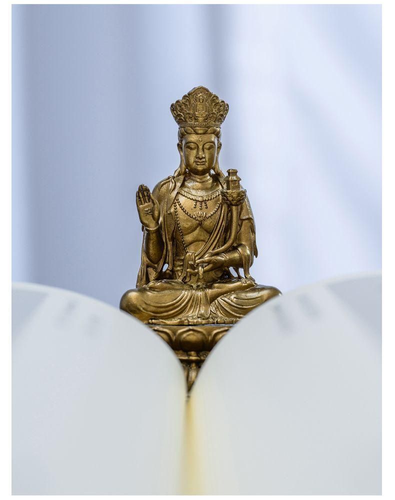 仏教美術 仏像 天冠弥勒菩薩仏像 小仏像 銅製 銅器