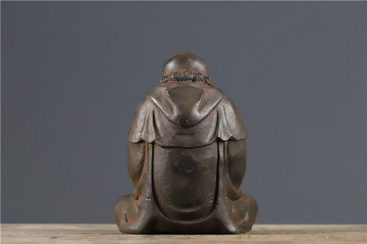 鉄器 鉄仏 菩提達磨祖師仏像 鎮宅辟邪 開運風水 招財 置物 工芸品