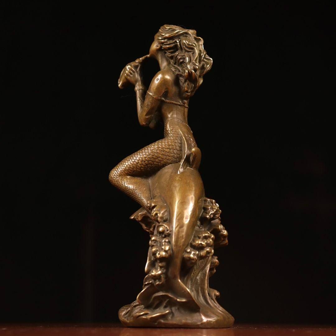 銅製 マーメイドリビング 書斎 装飾品 工芸品 置物 銅製 マーメイドリビング 書斎 装飾品 工芸品 置物 - メルカリ