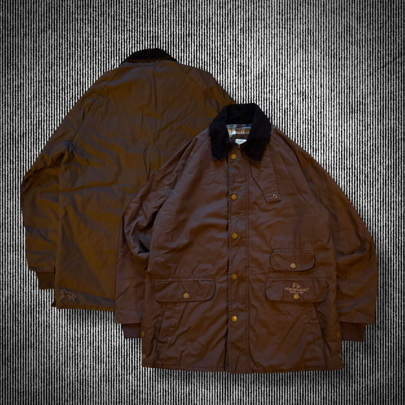 90-00s HORSE WARE Oiled Cotton Jacket ホースウェア オイルド