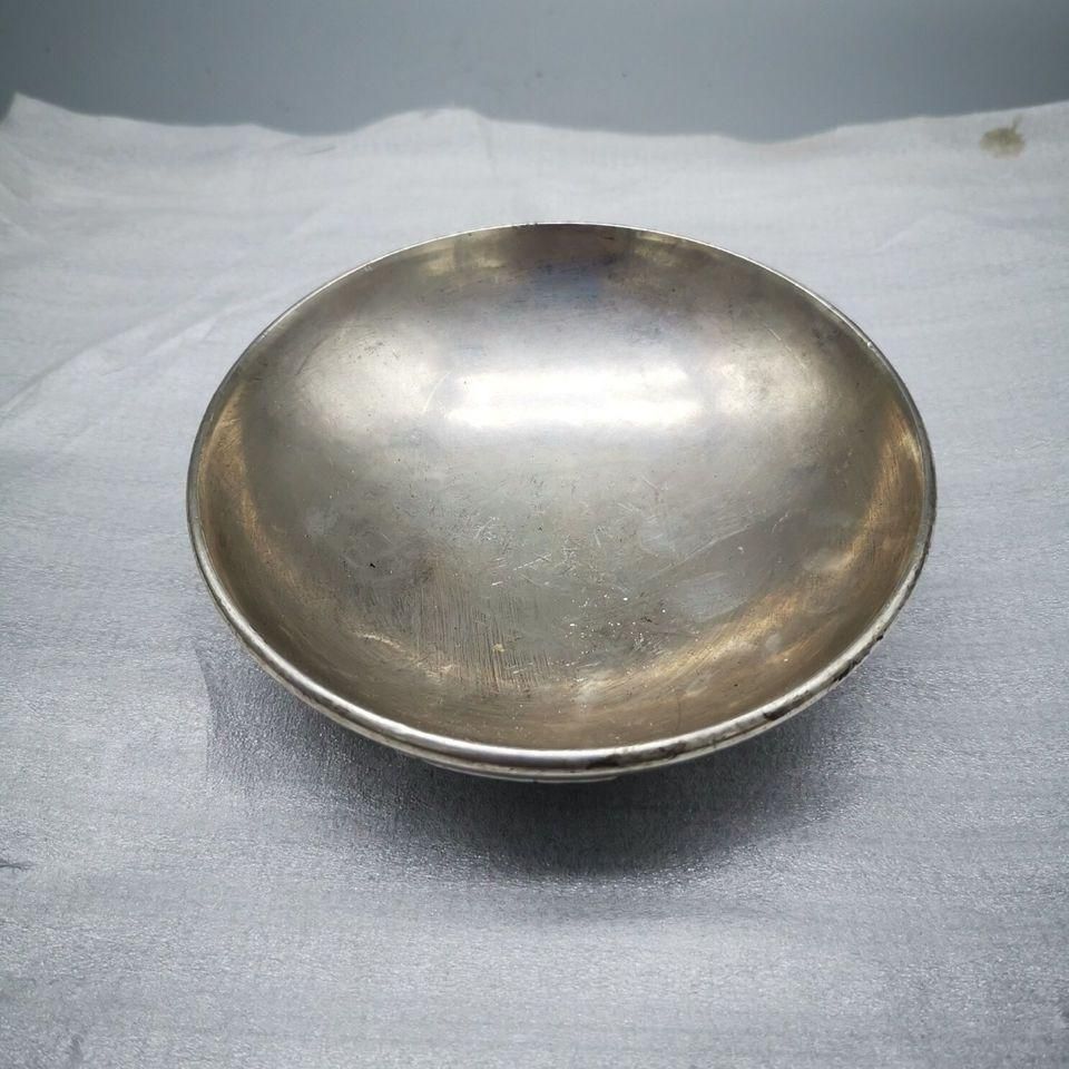 銅 細工 浮彫り百子千孫碗 銅碗 銅器 装飾品 工芸品 美術品 置物