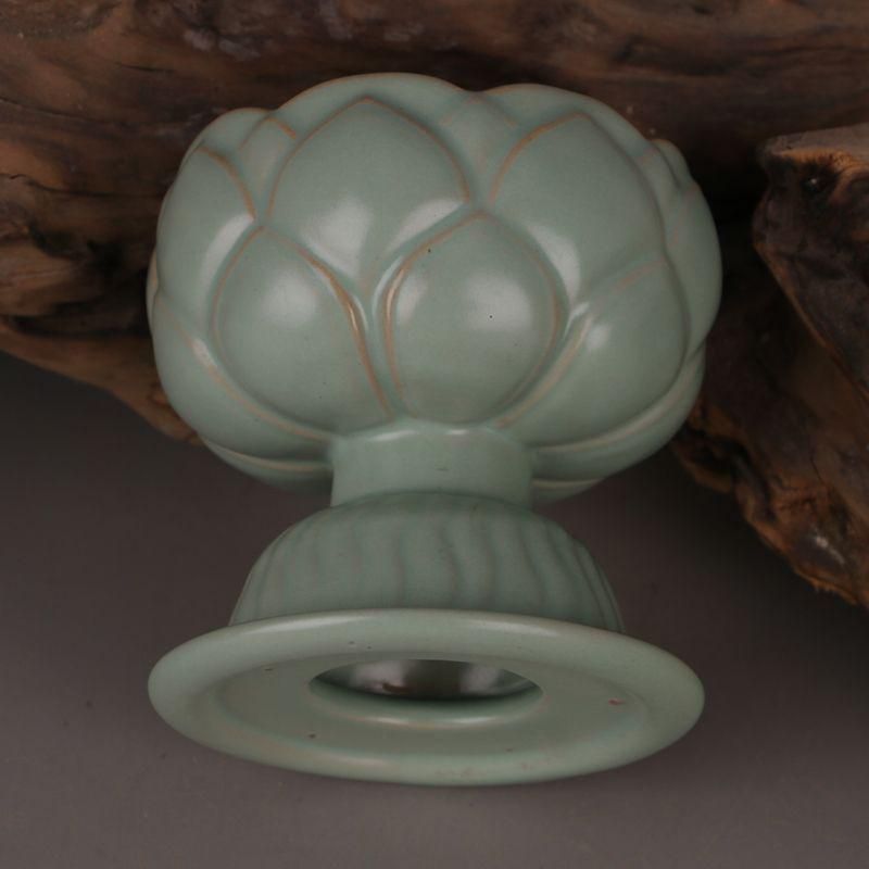 汝窯青釉支釘蓮華香炉 茶道具 香道具 工芸品 美術品 置物 汝窯青釉支釘蓮華香炉 茶道具 香道具 工芸品 美術品 置物 - メルカリ