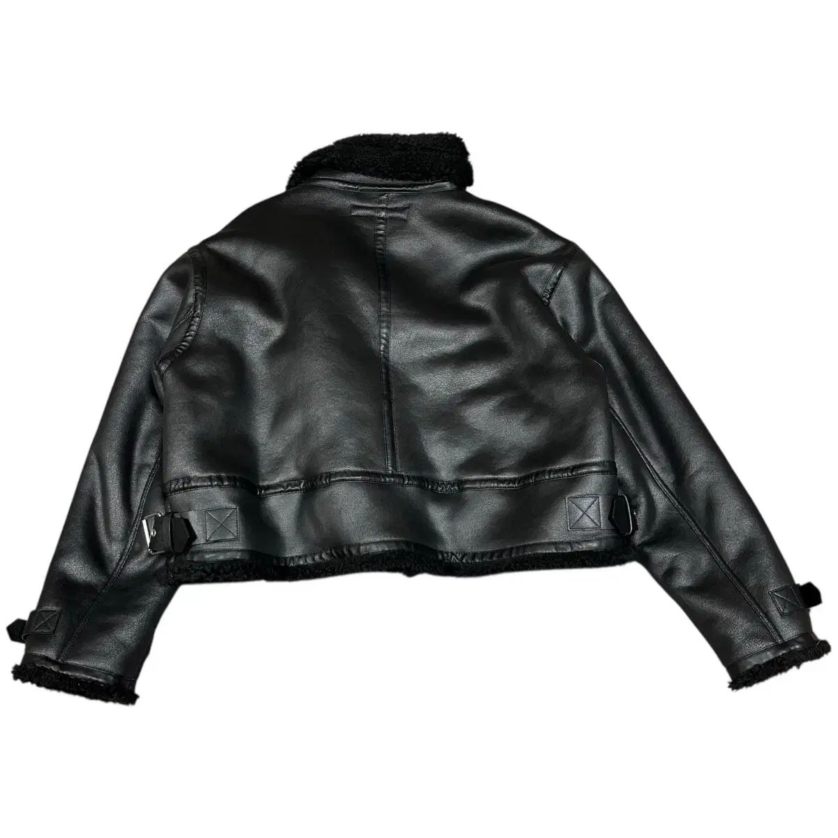 ZARA ザラ レディース ムートン ジャケット ブラック