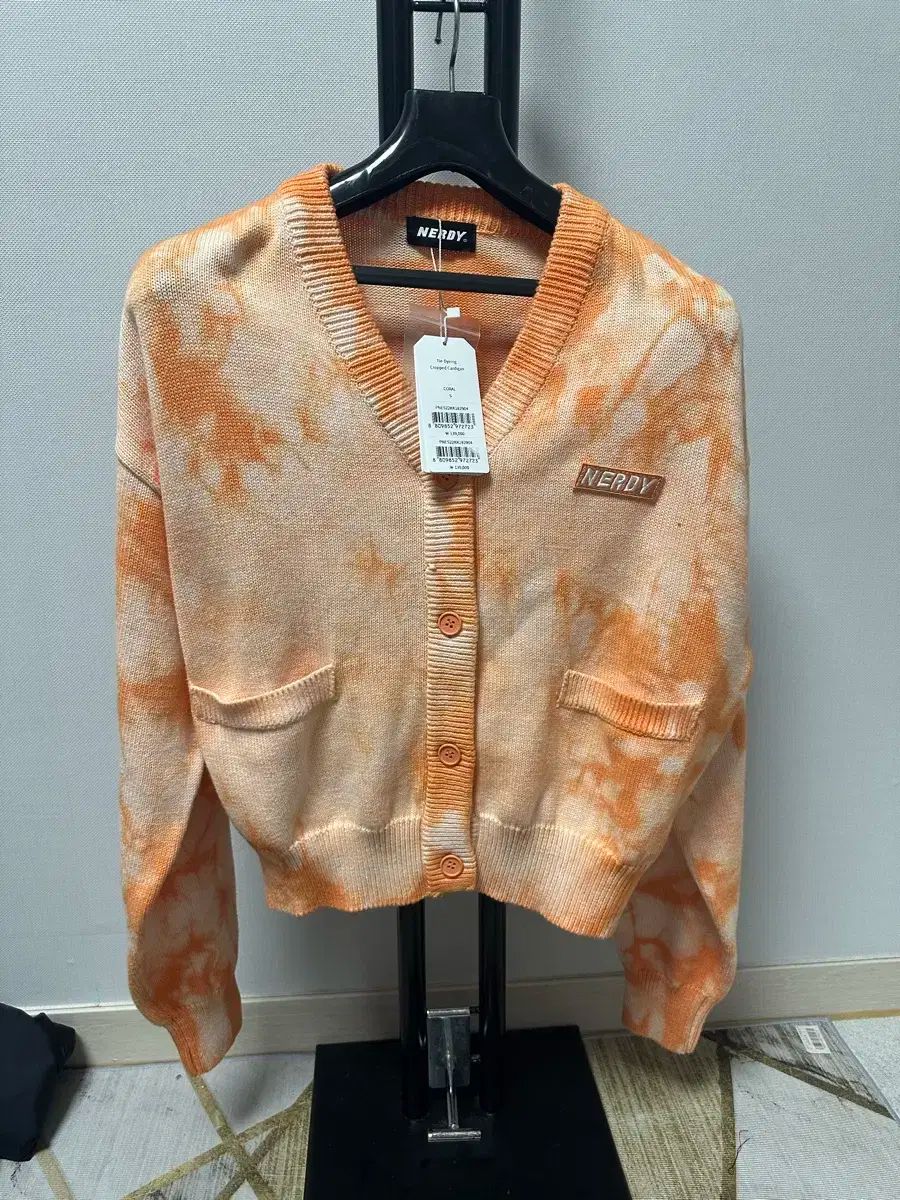 レディースカーディガン オレンジ