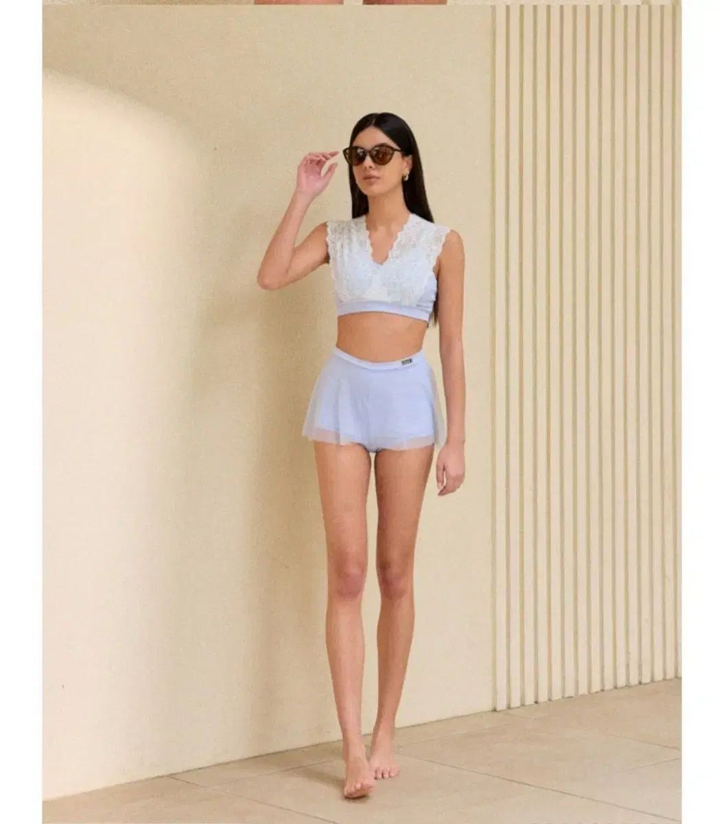 オン ザ レース ビキニ キュロット セット ポールダンス ウェア Mサイズ