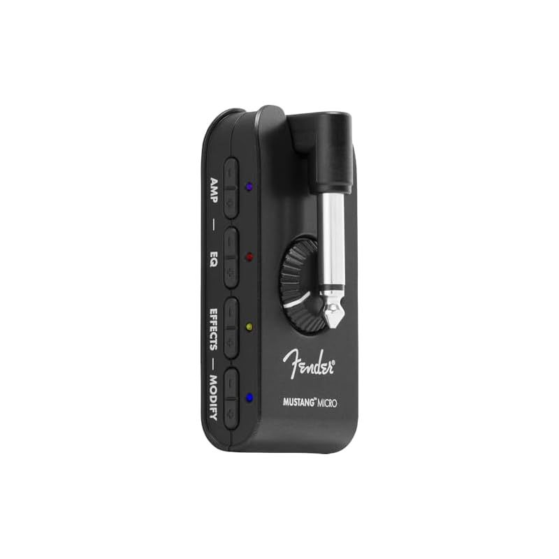 Fender ギター ベース用ヘッドフォンアンプ MUSTANG MICRO ブラック