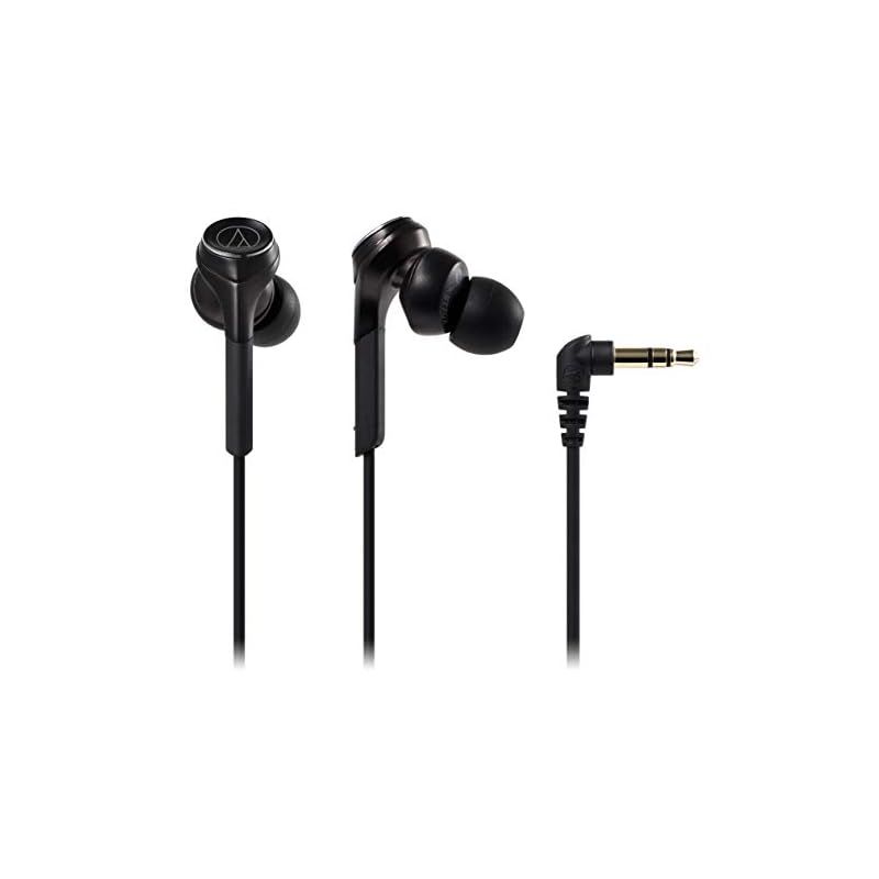 オーディオテクニカ SOLID BASS カナル型 イヤホン 有線 重低音 ハイレゾ音源対応 ブラック ATH-CKS770X BK