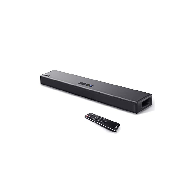 OXS S3サウンドバー ダイアログエンハンスメント ダイナミックバス 3Dサラウンドサウンド AUX 光 同軸との互換性 Bluetooth 5.0付きホームシアターオーディオ TV用