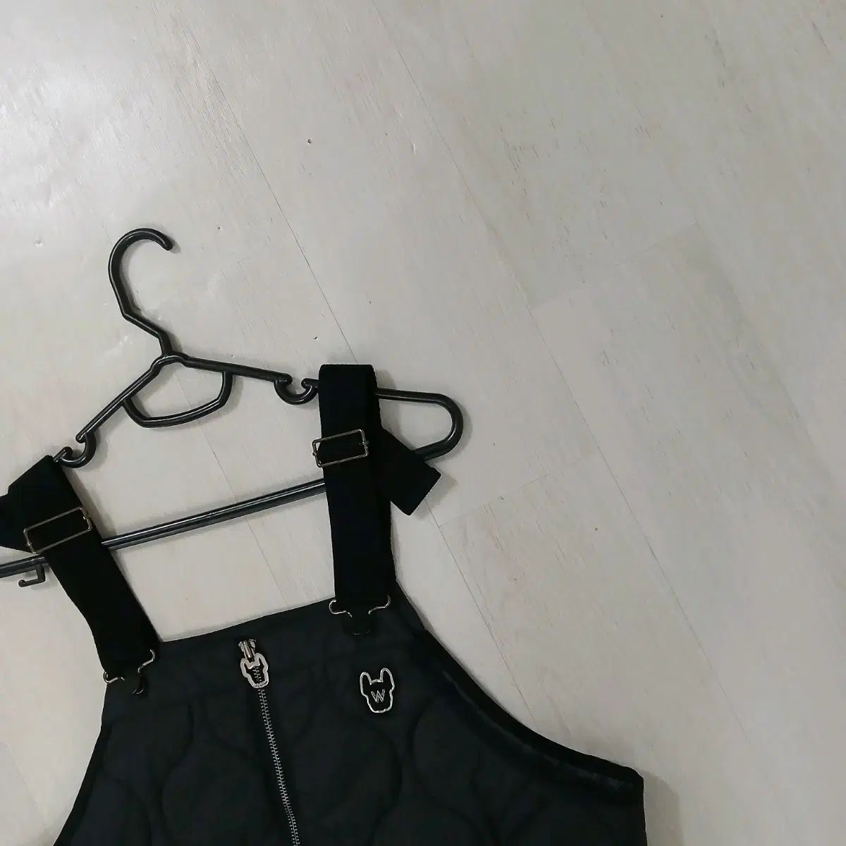 ライフウォーク キルティング サスペンダーダウン ONE PIECE 実寸55 細見え66