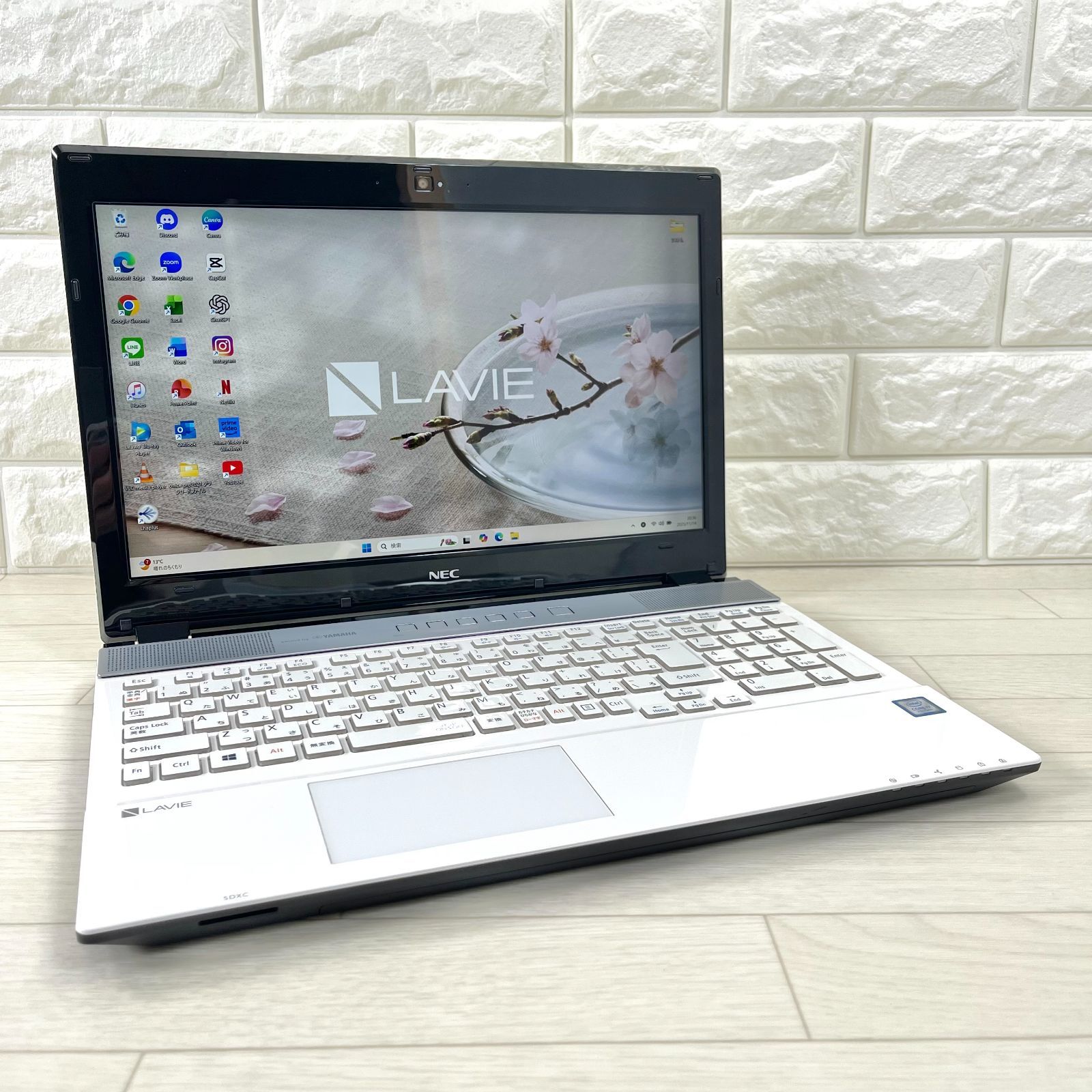NEC LAVIE 第7世代 i 7 HDD 1 TB搭載 合計1.5 TB メモリ16 GB タッチパネル搭載492 NS 750 G ノートパソコン Windows 11 25 H 2 オフィス付き み PC POPO 535