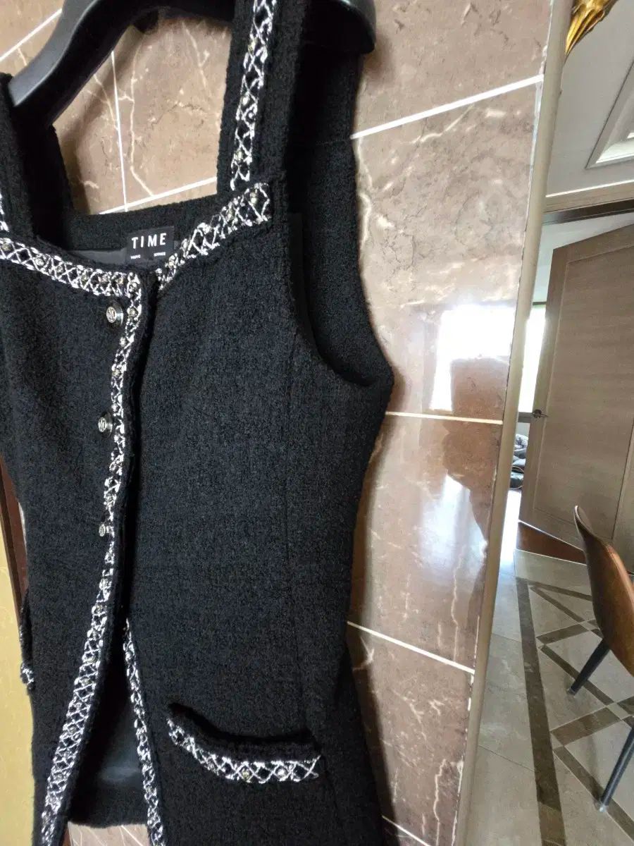  TIMEツイードベスト MINE LANVIN the CASHMERE ベスト ジレ ベスト ジレ ビスチェ