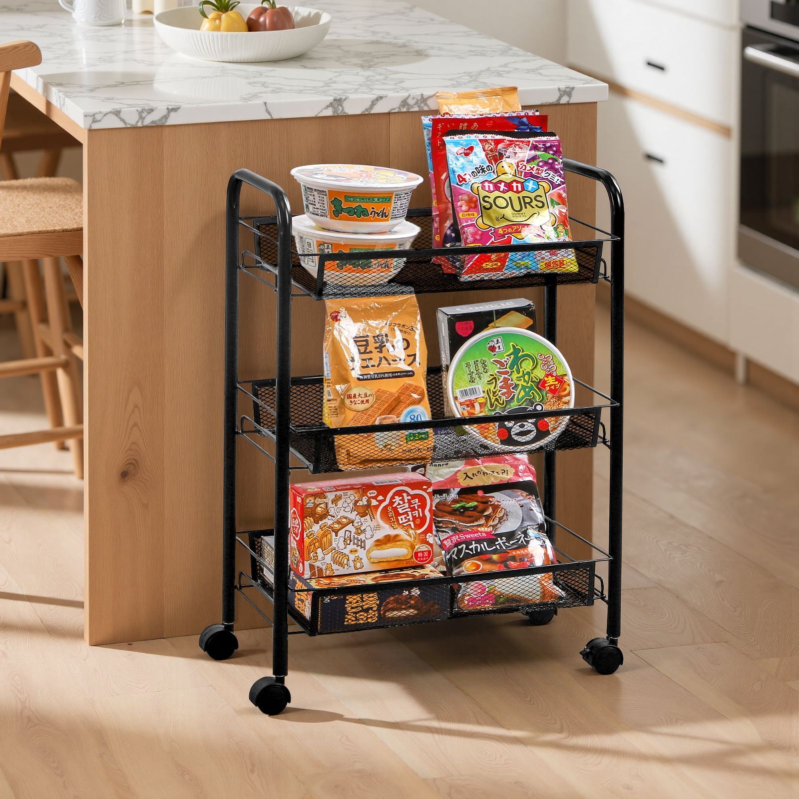 【送料無料・新品未使用】ワゴン　ブルックリンスタイル　キッチン　オシャレ 送料無料・新品未使用】ワゴンブルックリンスタイルキッチンオシャレ