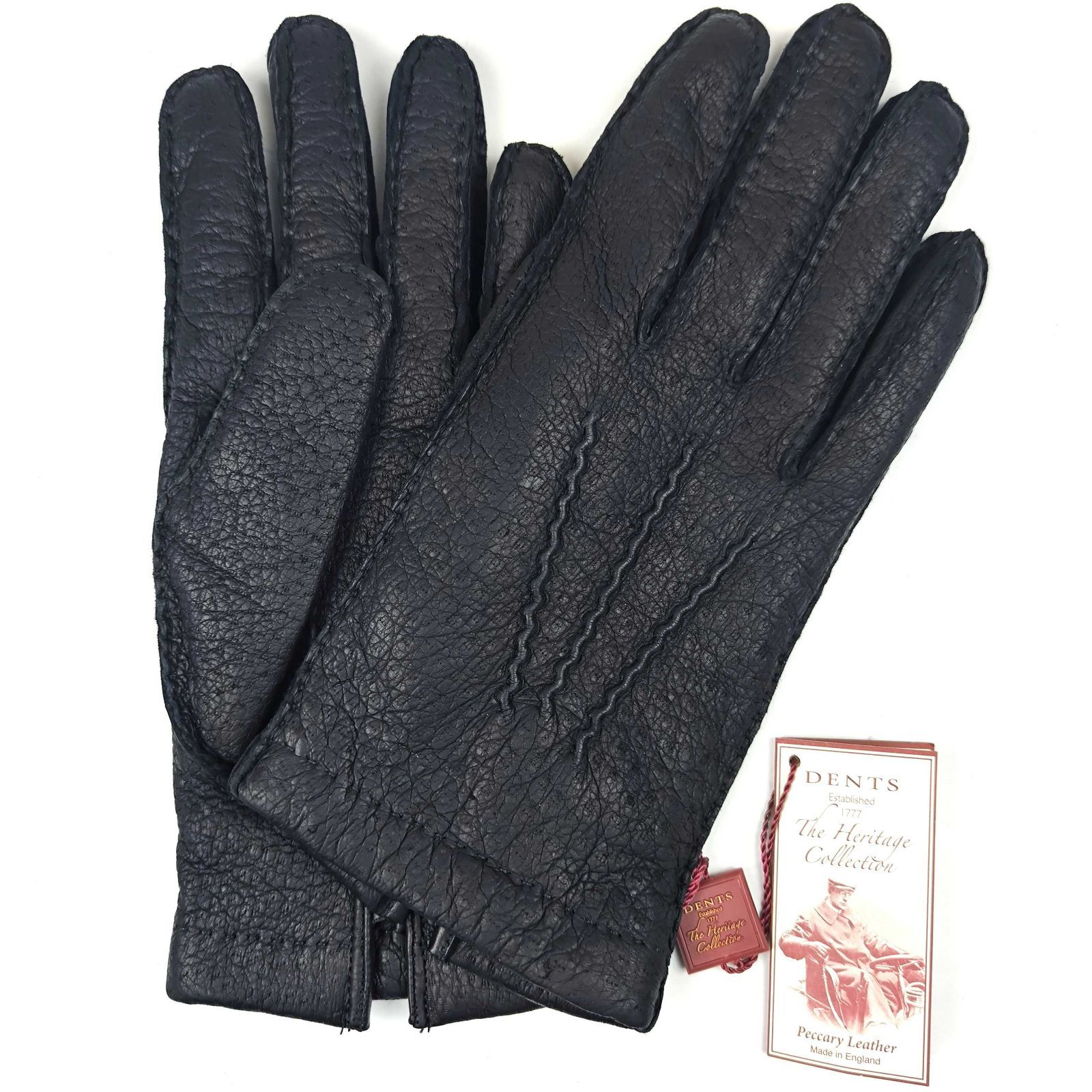 定価14.74万円 デンツ DENTS ペッカリー×カシミアライニンググローブ 手袋 サイズ7.5 Mサイズ相当 純正BOX付属