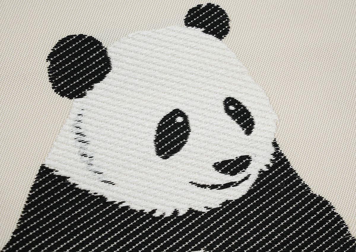 名古屋帯 パンダ柄