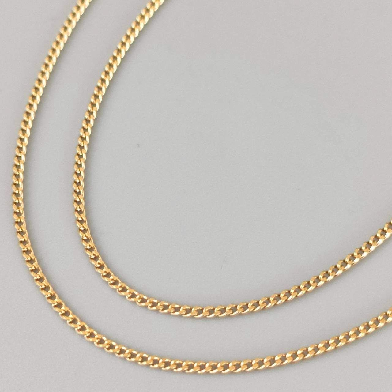 18金 K18 男女兼用 造幣局 喜平ネックレス 2.22g 40㎝ D610